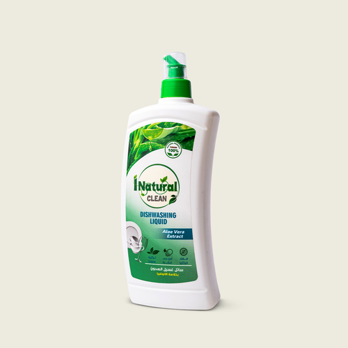 سائل غسيل الصحون بخلاصة الألوفيرا مستخلص من مواد طبيعية 750مل Natural Clean