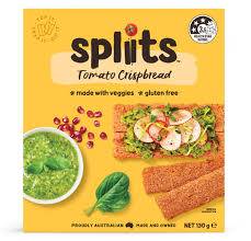 Spliits Gluten Free Vegan Crispbread 130g - Tomato