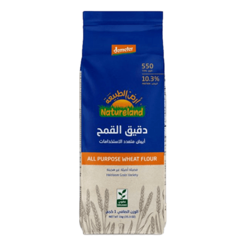 Organic White Wheat Flour Type 550 1kg Natureland