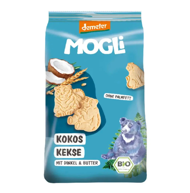 Mogli Organic Coconut Biscuits 125g