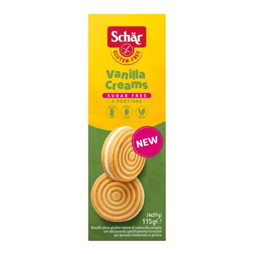 Gluten-free Vanilla Creams Vegan Sugar Free - Schär