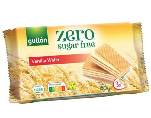 Gullon Vanilla Wafer with Sweetener with No Added Sugars - 180g