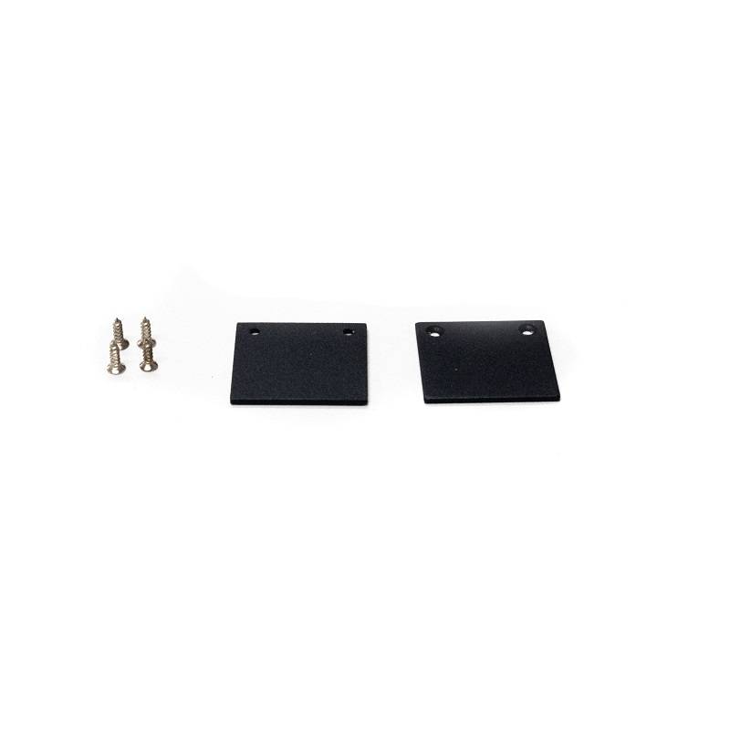 نهاية (تقفيلة)  مجرى المنيوم ظاهر اسود ارتفاع 3.5 سم عرض 5.0 سم