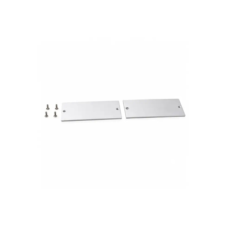 End cap for black surface-mounted aluminum profile (Height: 7 cm, Width: 10.18 cm)