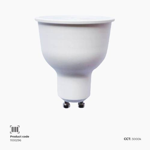 مصباح اضاءة سبوت GU10 | واط 9 | CRI 80 | 3000K