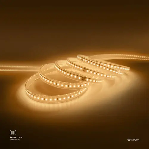 شريط اضاءة ليد خط واحد 10 مل | 9 واط | LM 800 | 2700K 