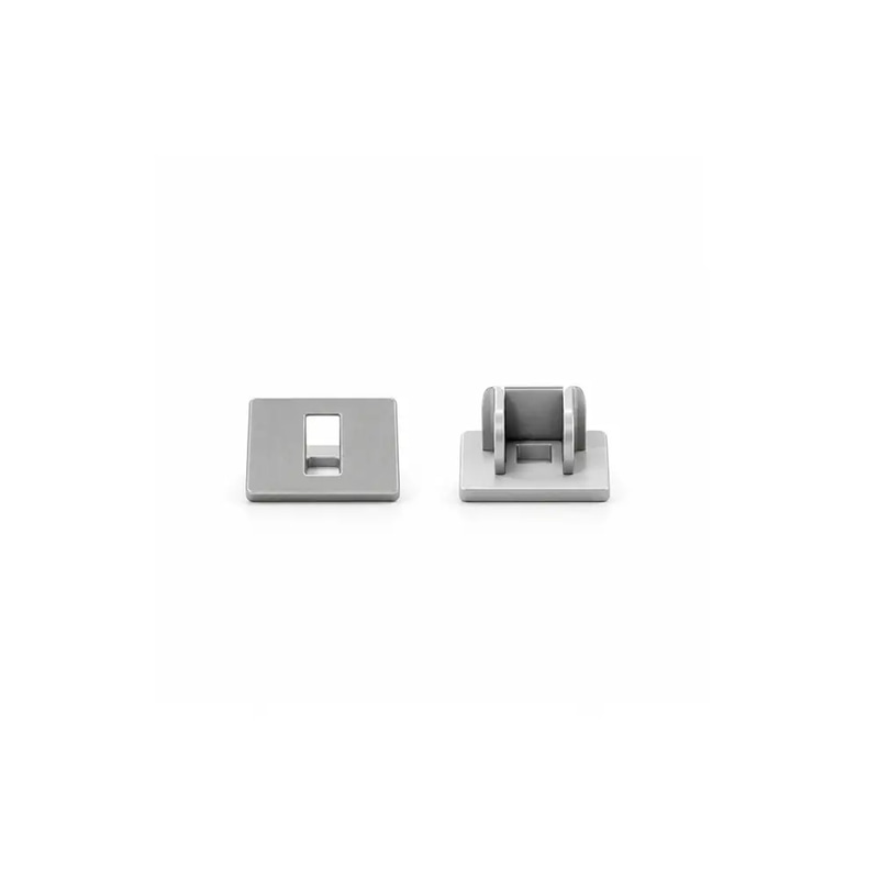 End cap for silver surface-mounted aluminum channel (Height: 0.65 cm, Width: 1.2 cm)