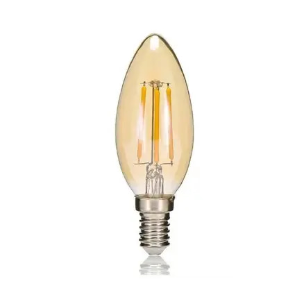 مصباح اضاءة عسلي بلح E14 | واط 4 | 2700K | C35