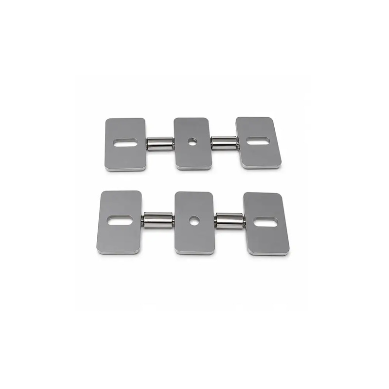 Mounting clip for silver surface-mounted aluminum profile (Height: 7.0 cm, Width: 5.0 cm)