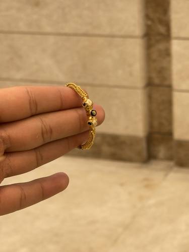 سوار هندي اطفال مينا كحلي عيار ٢١