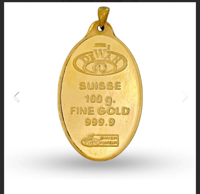 سبيكة 100 غرام عيار 24