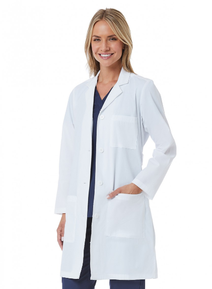 RED PANDA Women's Long Lab Coat 