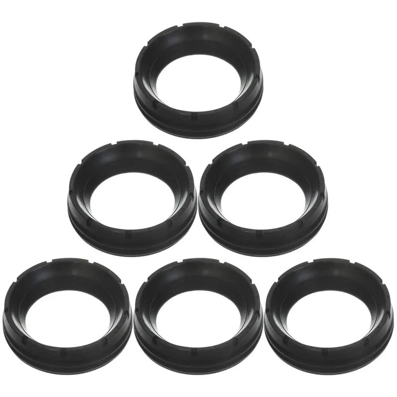 6Pcs Spark Plug Seal Black Set 5184778AB Fits For Jeep Chrysler Dodge Fiat