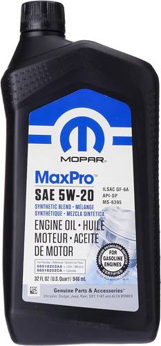 بكج زيت موبار 6 سلندر 2014-2024 | أصلي Mopar 5W20