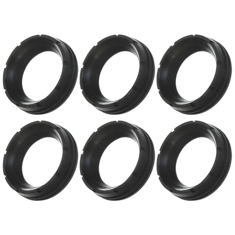 6Pcs Spark Plug Seal Black Set 5184778AB Fits For Jeep Chrysler Dodge Fiat
