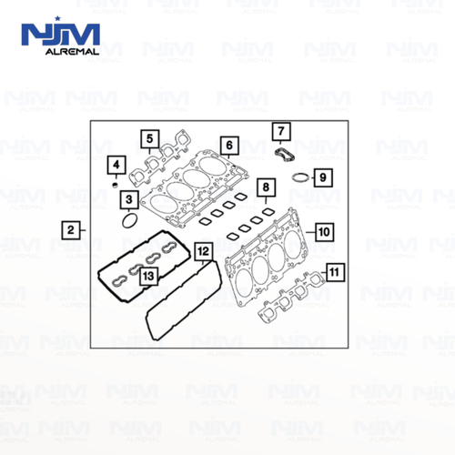 Engine Gasket Kit - Mopar (68417512ab)