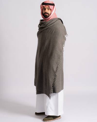 شال بتو - رمادي