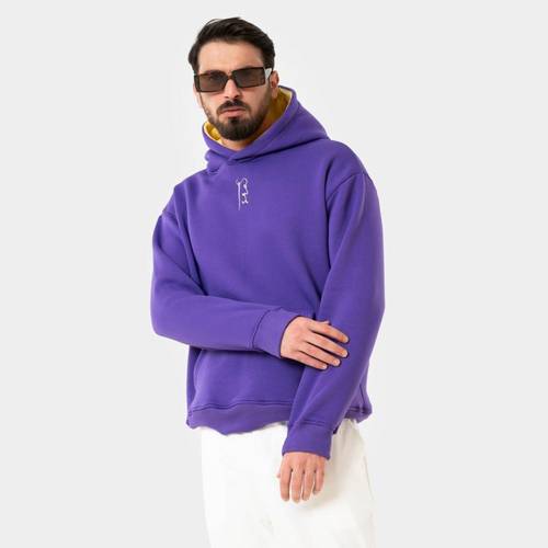 Purple hoodie oversized- unisex