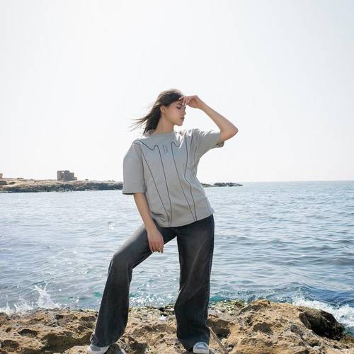 Summer Drop '25 | Oversized Unisex Tee – gray