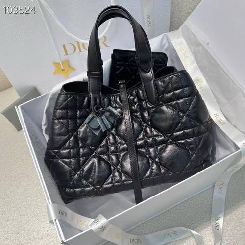 Medium Dior Toujours Bag Light Ivory