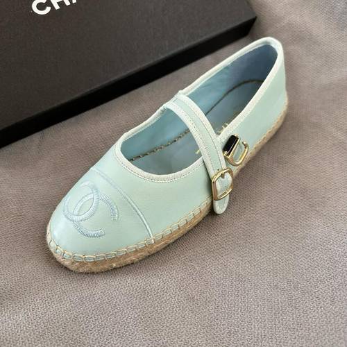 Chanel Espadrille Light Blue