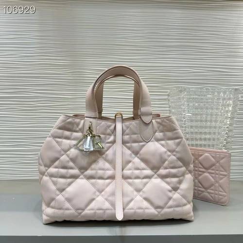 Medium Dior Toujours Bag Light Ivory