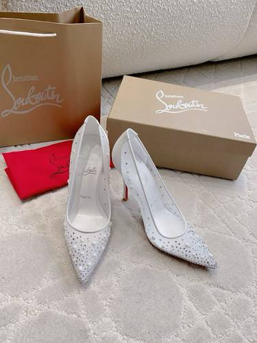 Louboutin heels White