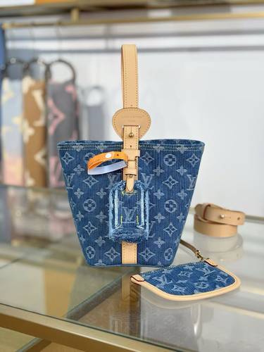 Louis Vuitton monogram denim All in BB