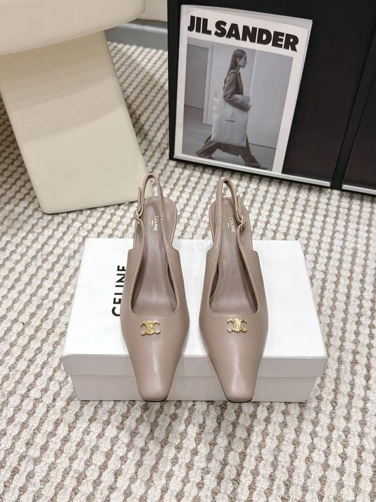 Celine Heels Beige