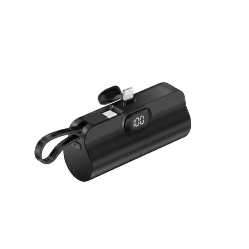 باور بانك موغماكس MX219 سعة 5000mAh مع شاشة LED – أسود