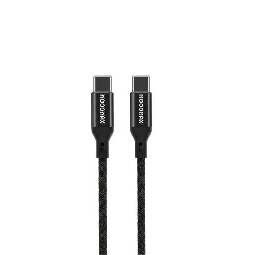 كيبل شاحن TYPE C + TYPE C قماش موج  رقم MX060  -046