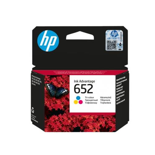 حبر HP 652 ثلاثي الألوان أصلي (Ink Advantage 652 Tri-Color)