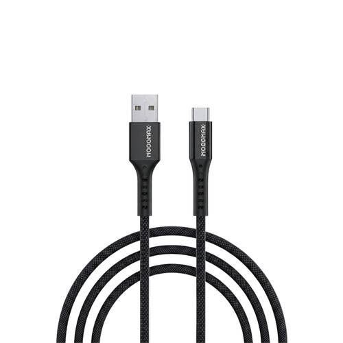 كيبل شحن type c قماش moog max رقم 064