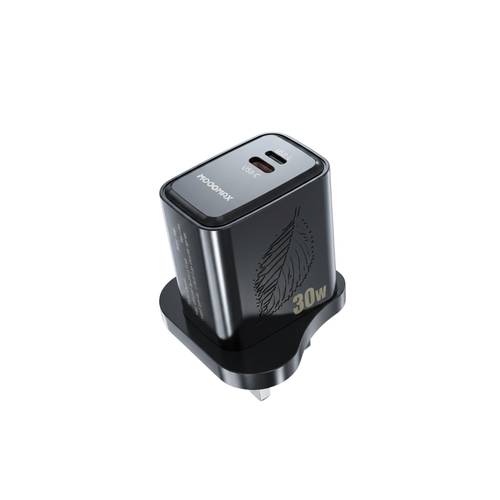 شاحن بمدخلين   USB-2 &USB-L  30W  MOOOMAX