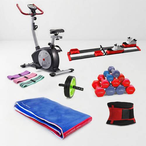 Complete Home Gym Bundle Cardio Core Fitness Package A6