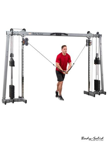 جهاز كابل كروس أوفر ديلوكس متعدد التمارين GDCC-250G من بودي سوليد