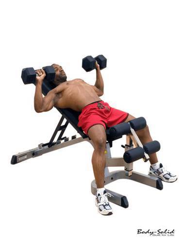 Adjustable Flat & Incline Bench – GFID-71 by Body Solid