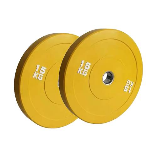 Pair of Rubber Weight Plates 15 KG Each (2 Pieces – Total 30 KG)