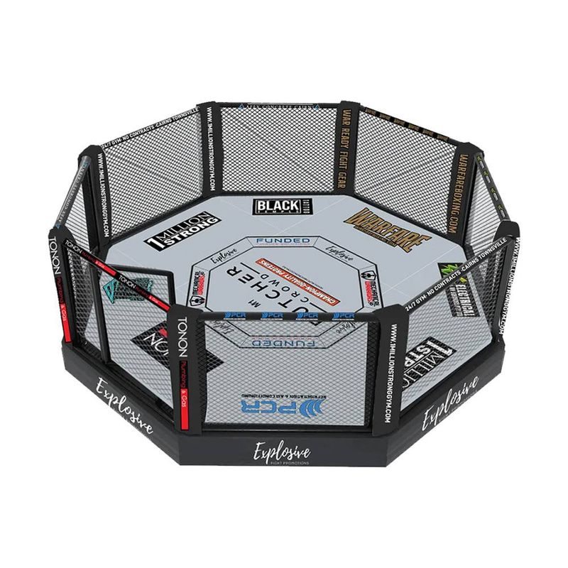 حلبة MMA احترافية بارتفاع 170 سم – حماية وأداء للمباريات القوية
