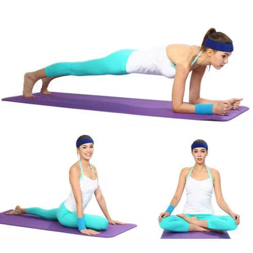 Idl 10MM Thick Yoga Mat Pad NBR Nonslip Exercise Fitness Pilate Gym Durable