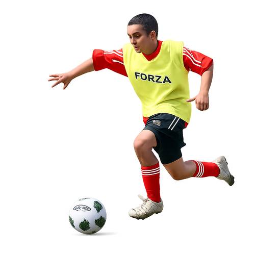 Yellow Football Training Bibs L/XL – Quick Dry Mesh (10 Pack)