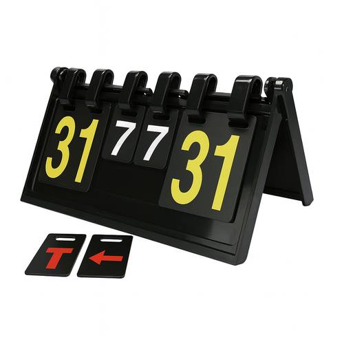 Portable Multi-Sport Flip Scoreboard for Training & Matches – HC001
