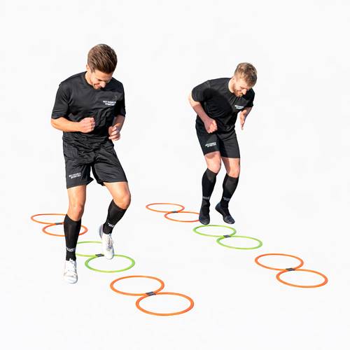 Speed & Agility Training Rings Set – 12 Durable Hoops