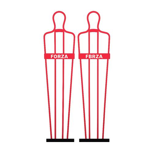 6ft Junior Football Coaching Mannequin – 3 Pack with Carry Bag