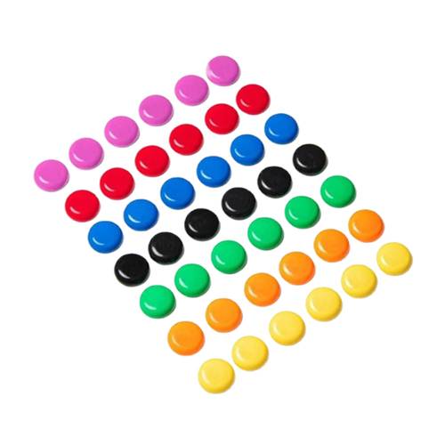 Robust Magnetic Markers for Coaching Tactic Boards – Multi-Color Set
