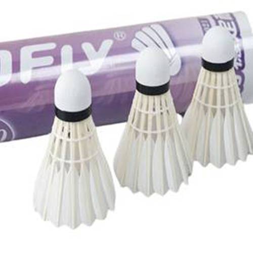 NATURAL BADMINTON BALL /BACKT 12 PCS