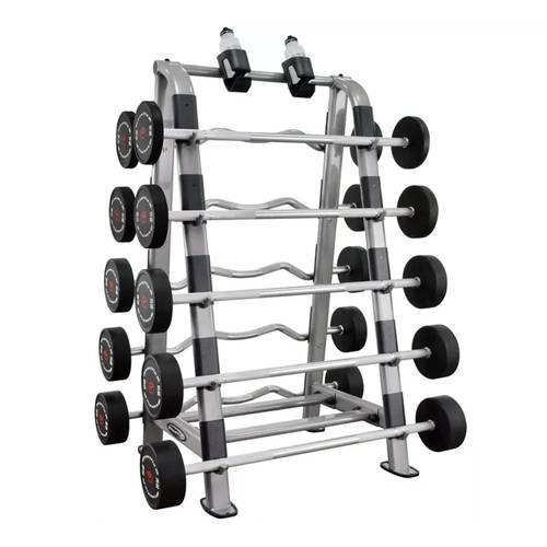  NBR Barbell Storage Rack with Straight Barbell Set 