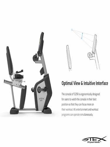 STEX S25R Recumbent Cardio Bike for Smooth Cardio Workouts