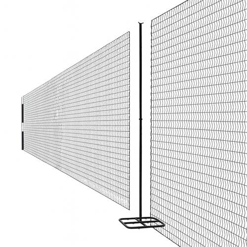 Sports Pitch Divider System with 3m Curtain Net and Steel Posts