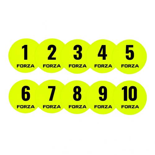 Numbered Flat Disc Markers for Sports Training & Drill Layout